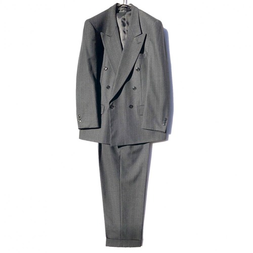 Vintage Double Breasted Suit Setup [1980s] [PAULO S LARI] Vintage Double Breasted Suits