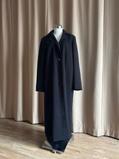 GALLERY black hoodie coat-5054-11