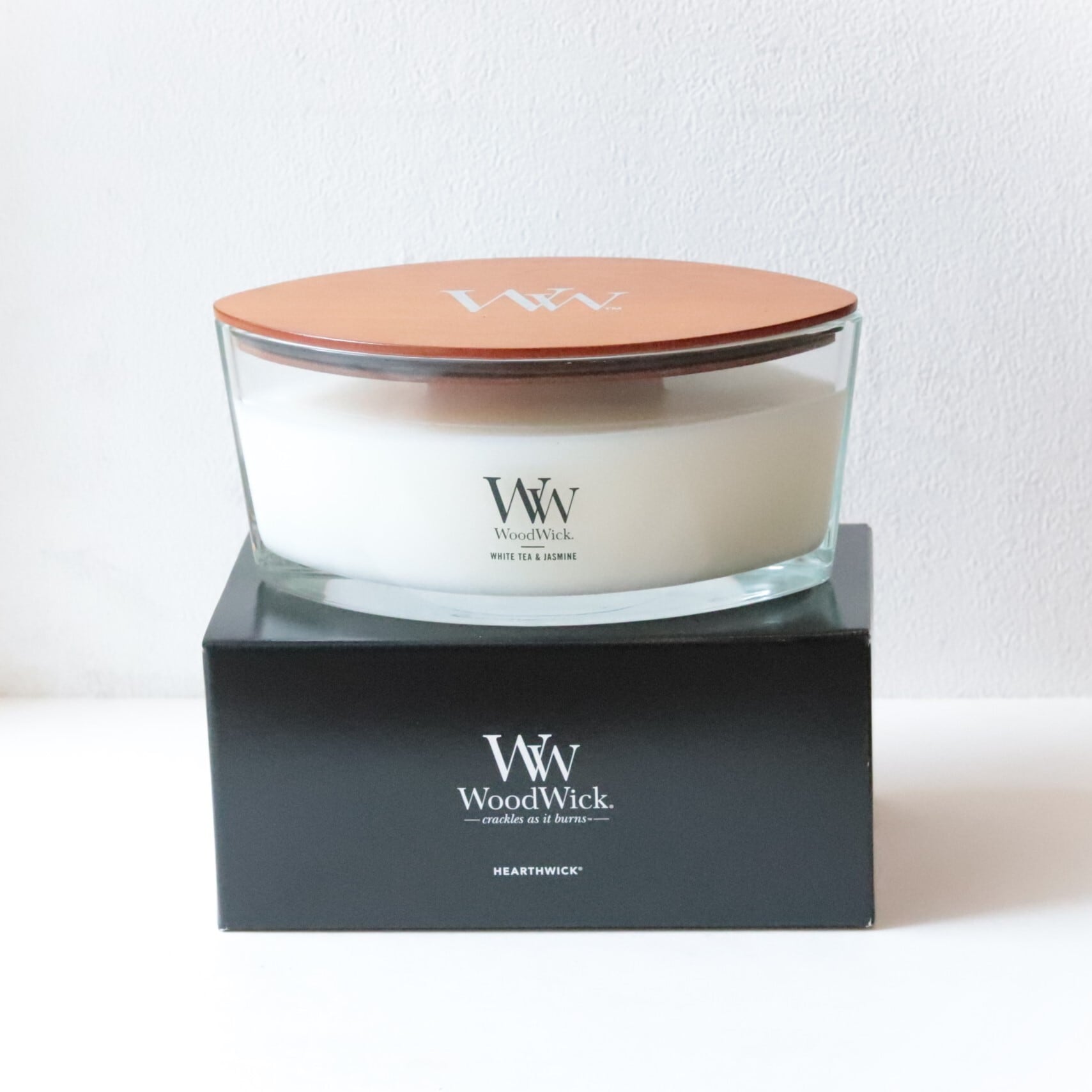 WoodWickハースウィック　「ホワイトティー＆ジャスミン」 WoodWickハースウィック 「ホワイトティー＆ジャスミン」 | Floraison