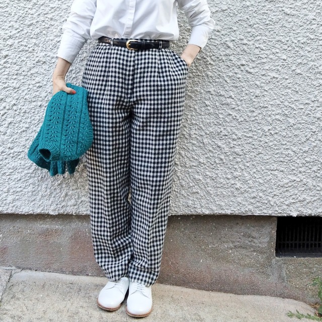 Wool Tweed Pants