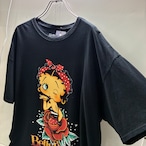 Betty BoopグラフィックTシャツ ブラック ベディちゃん