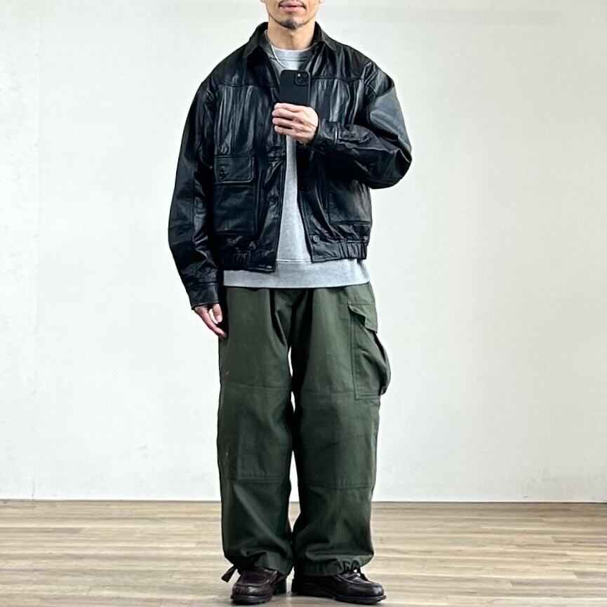 25AW》【YOUSED】 FRENCH ANTIQUE LEATHER JACKET フレンチ