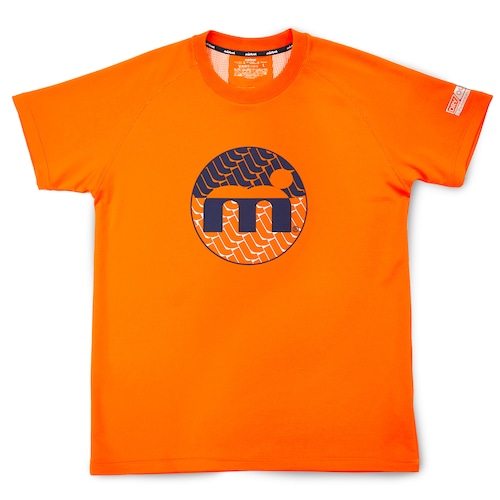 HP-DRY 半袖Tシャツ - エムドットシルバーウェーブ - ORANGE