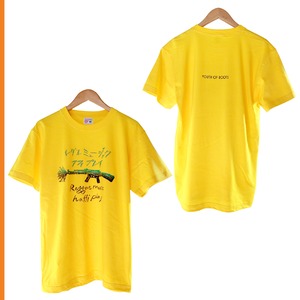 RASTAFARiddim × Youth of Roots Reggae Music Haffi play t-shirt yellow