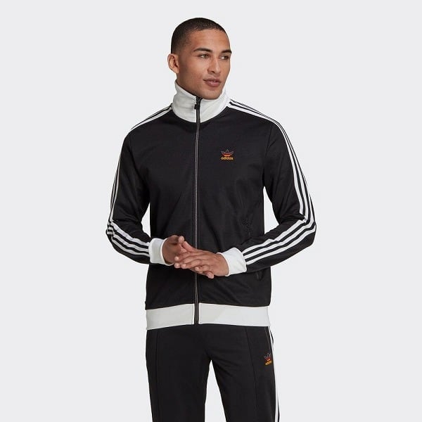 adidas BECKENBAUER TRACKTOP BLACK Lサイズ