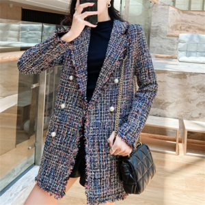 【送料無料】 テーラードジャケット アウター 羽織り ロング 長袖 Vネック 襟付き フレア Aライン ボタン フリンジ ブラック 大人カラー モノトーン 厚手生地 かわいい 大人可愛い 綺麗 シンプル カジュアル 大人 上品 おしゃれ お洒落 大人女子 こなれ感 エレガント コンサバ 定番アイテム 体型カバー シック ヘルシー チェック柄 春 女性 レディース 30代 40代 通勤 デート お出かけ 女子会 お呼ばれ お茶会 授業参観 休日 アウトドア 着回し オルチャン ファッション 垢抜け