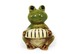 カエル置物　オブジェ蛙　アコーディオン