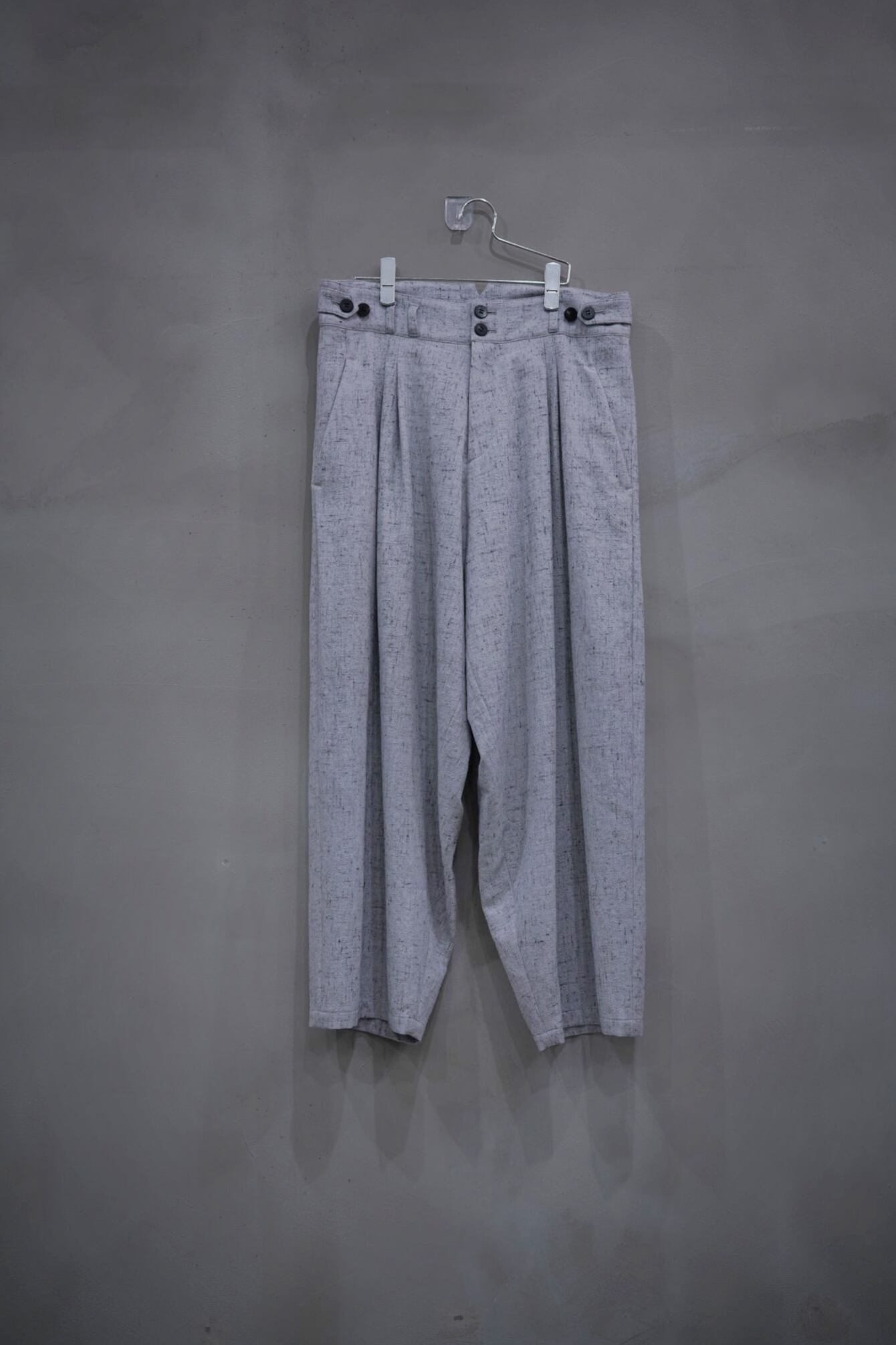 YANTOR stone Nep 2tuck wide pants | Connecter Tokyo by Brand 