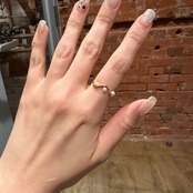 335R　zigzagパールリング