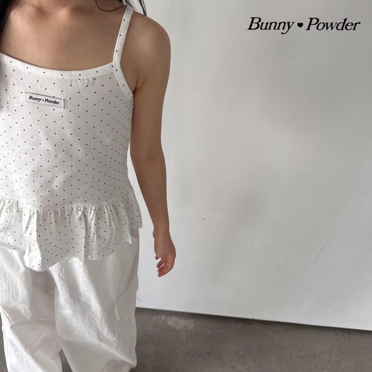 [Bunny Powder] (Planning) Dot Layered Sleeveless (2XL/3XL/4XL) / [버니파우더] 기획)도트레이어드나시 (2XL/3XL/4XL)