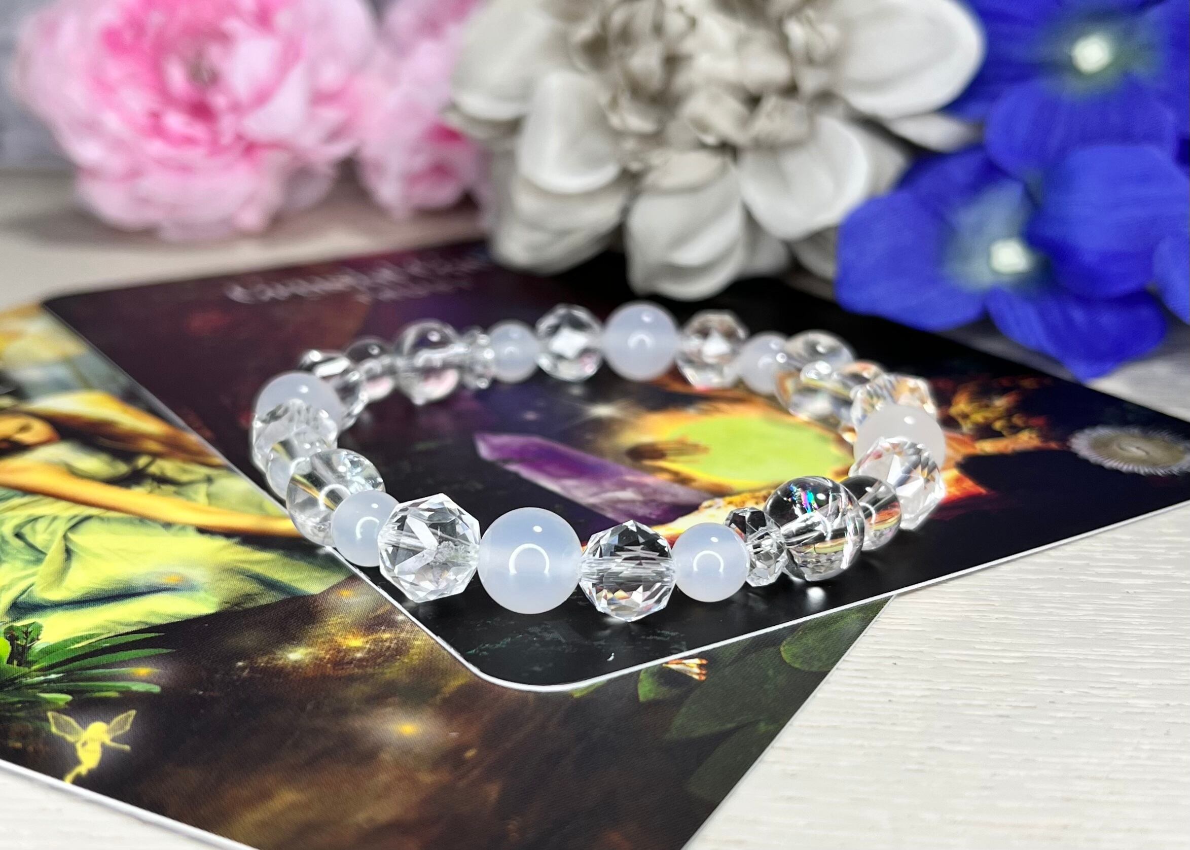 霊石】レムリアンシードクリスタルご縁の二体 パワーストーン 占い