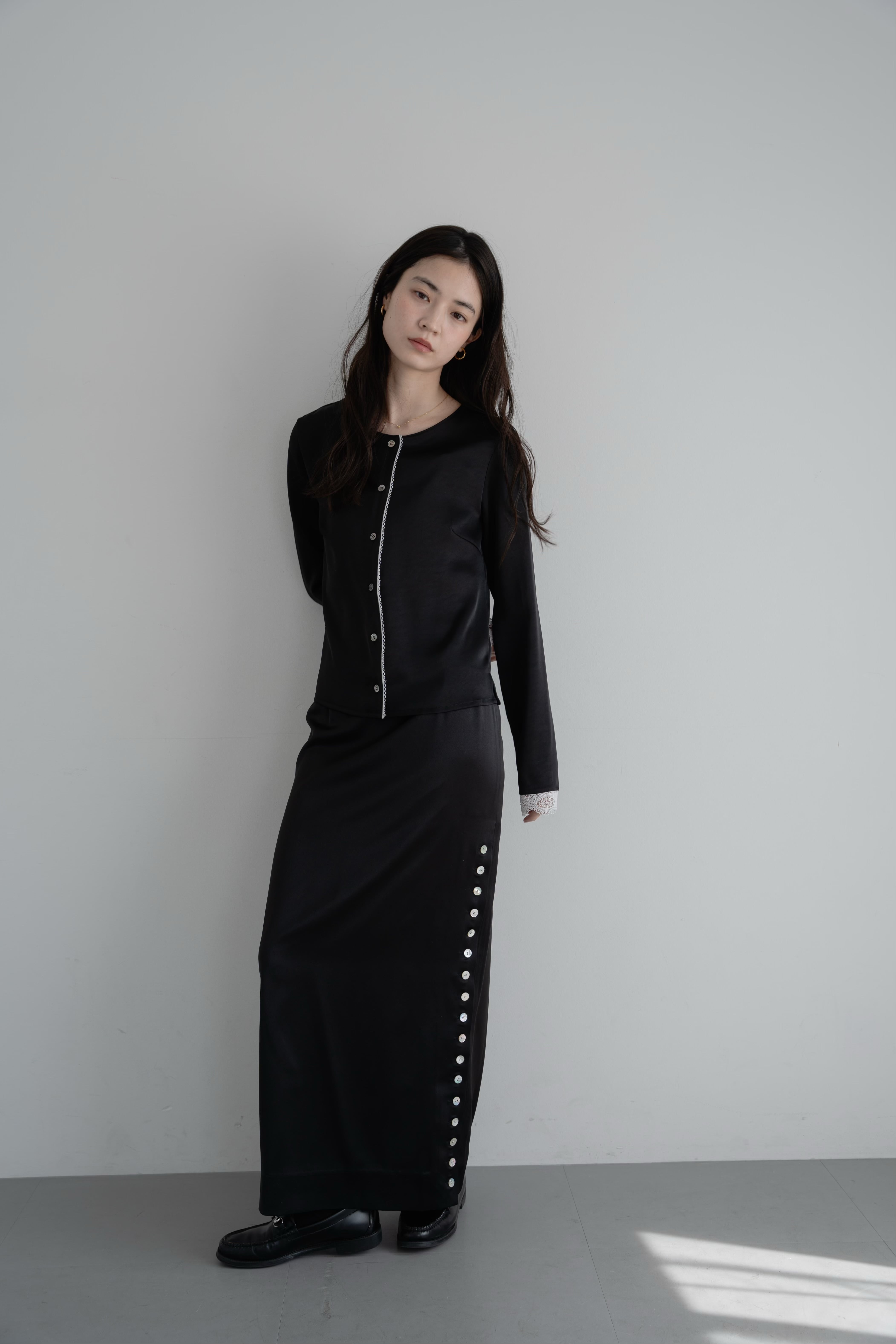 lace satin blouse | philme