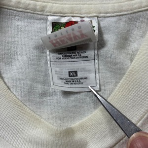 90s FRUIT OF THE LOOM TEE made in USA "LLumar WINDOW FILM" XL 古着
