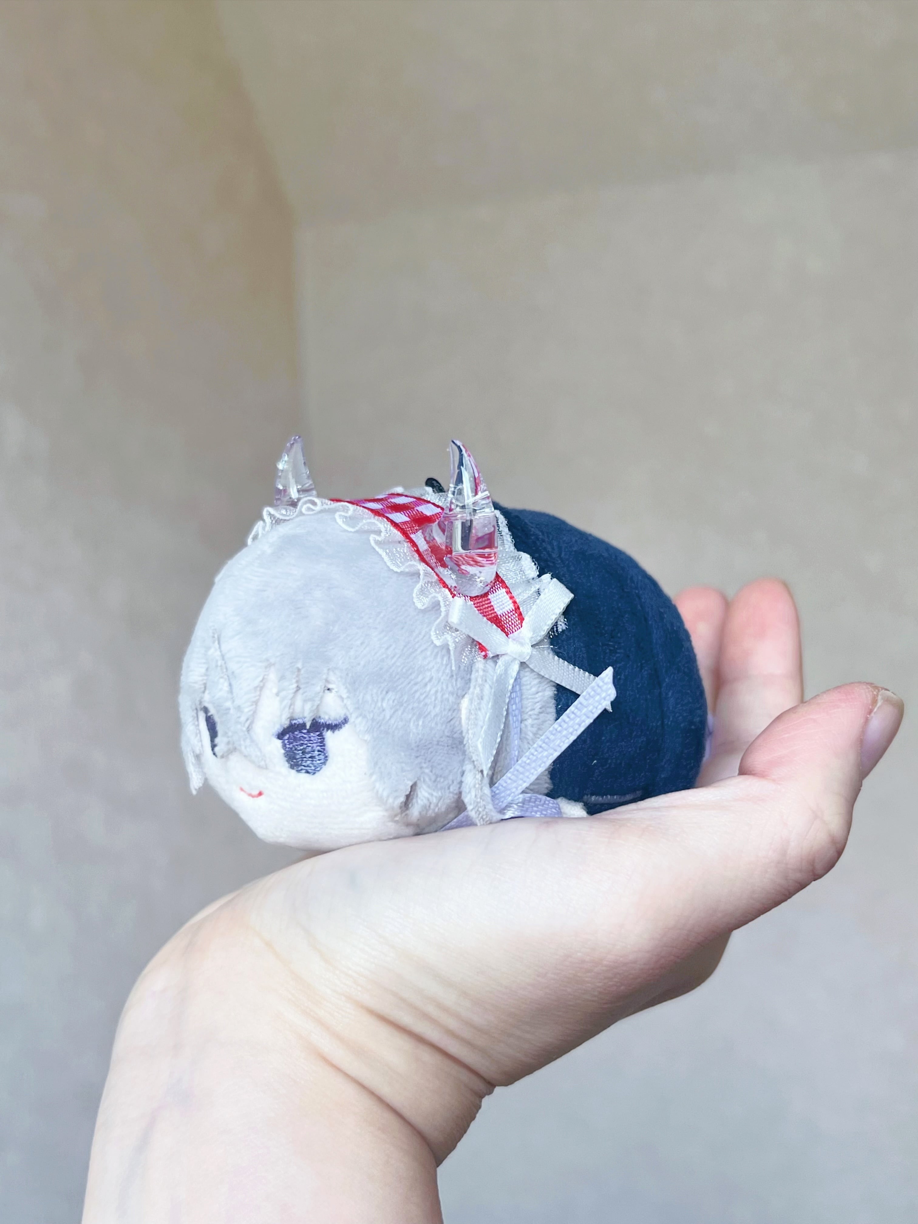 ⭐︎新品未使用⭐︎リリコラム ツノカチュ 透明ブルー ririco:ramu