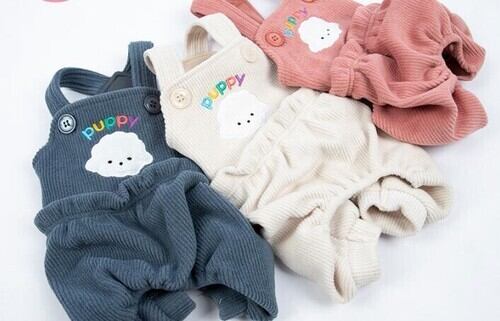 〖即納〗№210256 わんちゃんのワッペンロンパース