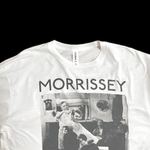 【TULTEX】XL メキシコ製 MORRISSEY Tシャツ モリッシー ロゴ フォトプリント 音楽系 バンドTシャツ ロックTシャツ The Smith スミス ビッグサイズ タルテックス us古着