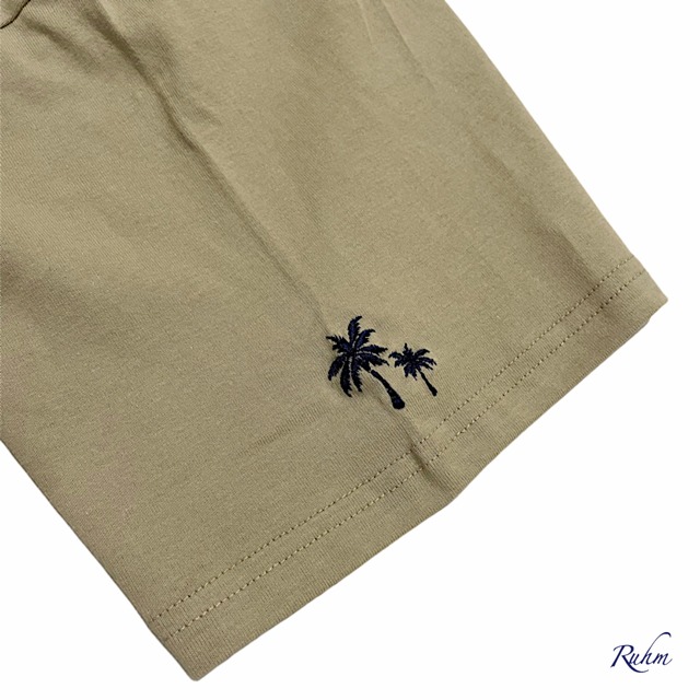 21 夏 Calif ロゴ サガラ 刺繍 ビッグ シルエット オーバーサイズ Tシャツ メンズ レディース ペア カップル サーフ Surf カリフォルニア トレンド リゾート 海 ビーチ 西海岸 ファッション Ruhm