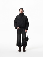 BOOGOOVOGUE Scarf Collar Puffer Jacket