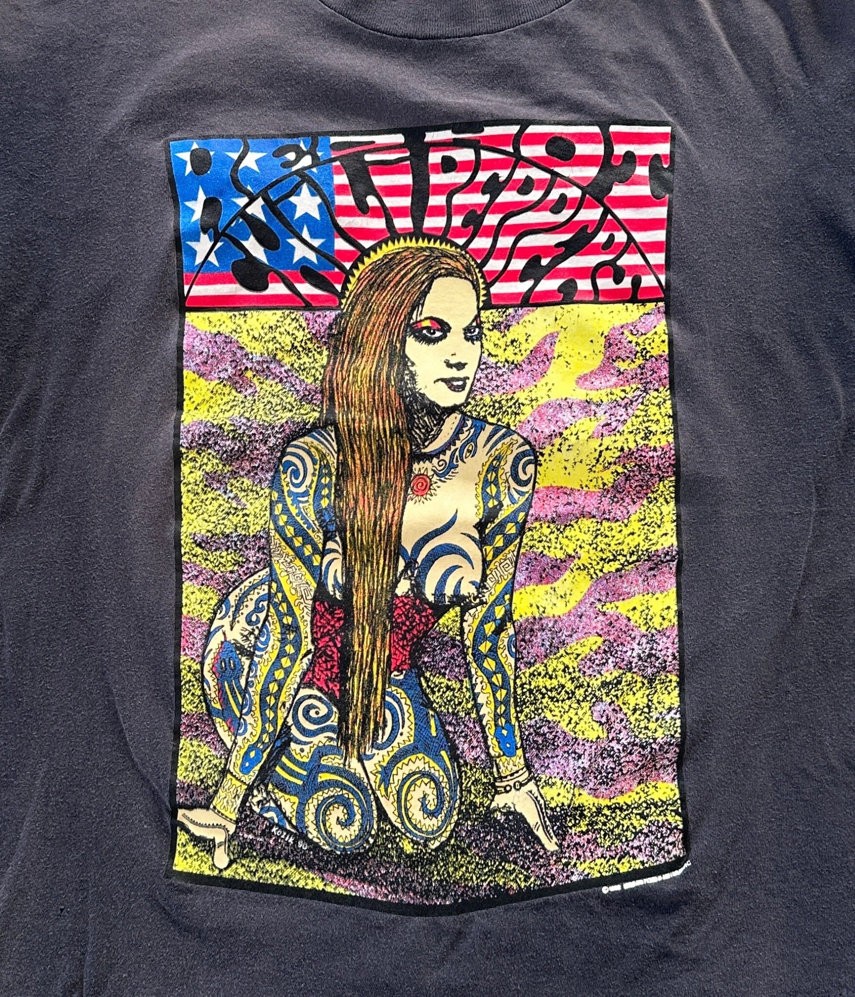 Red Hot Chili Peppers- Vintage 90s XL Kozik T-shirt made in USA