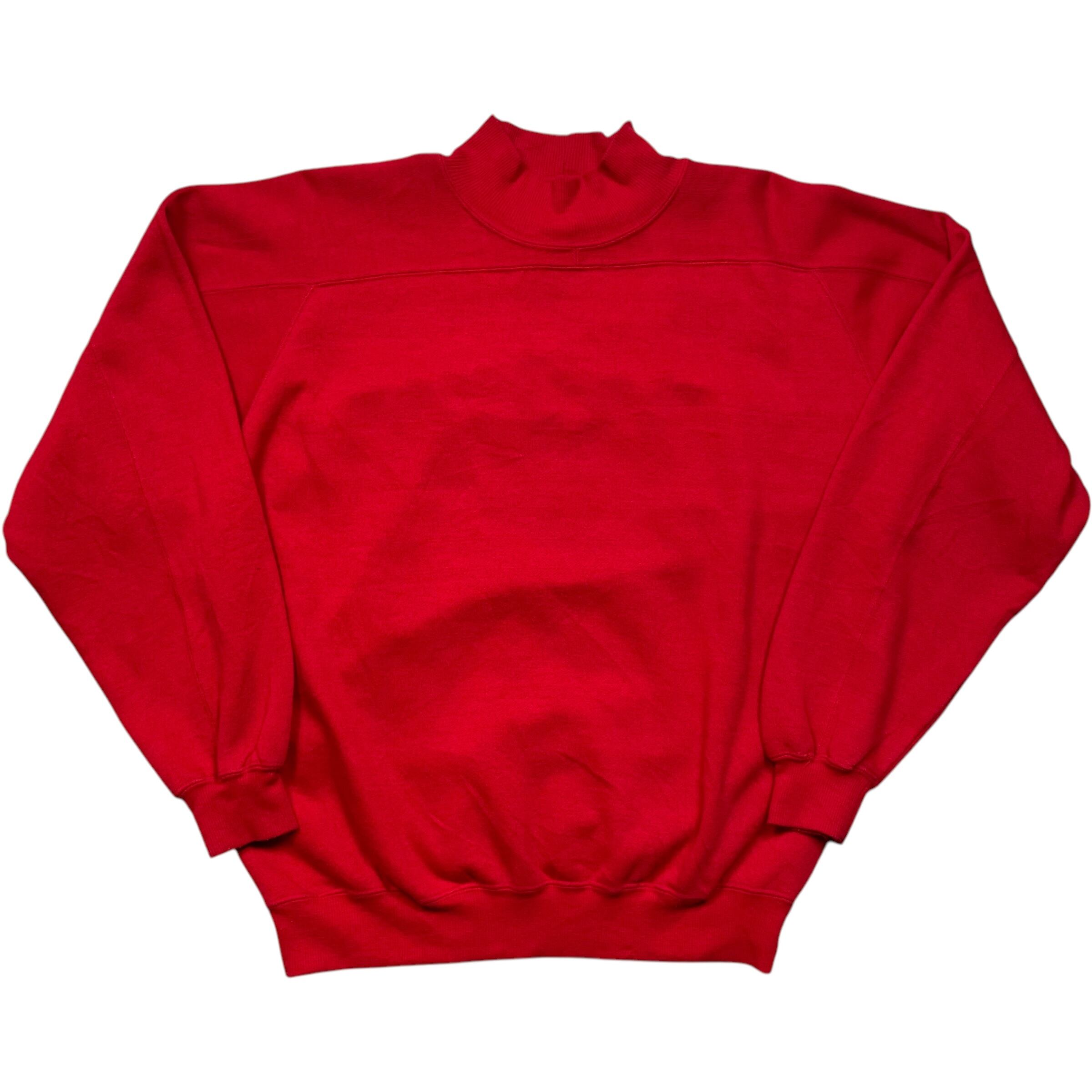 《M》OLD GAP オールドギャップ 無地 スウェット ラグランスリーブ レッド 80年代〜 no.6016