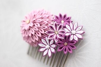 つまみ細工 ミニコーム