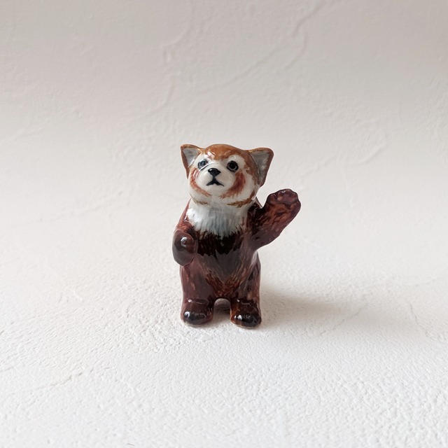 【ミニチュア陶器】 Red panda ~①~