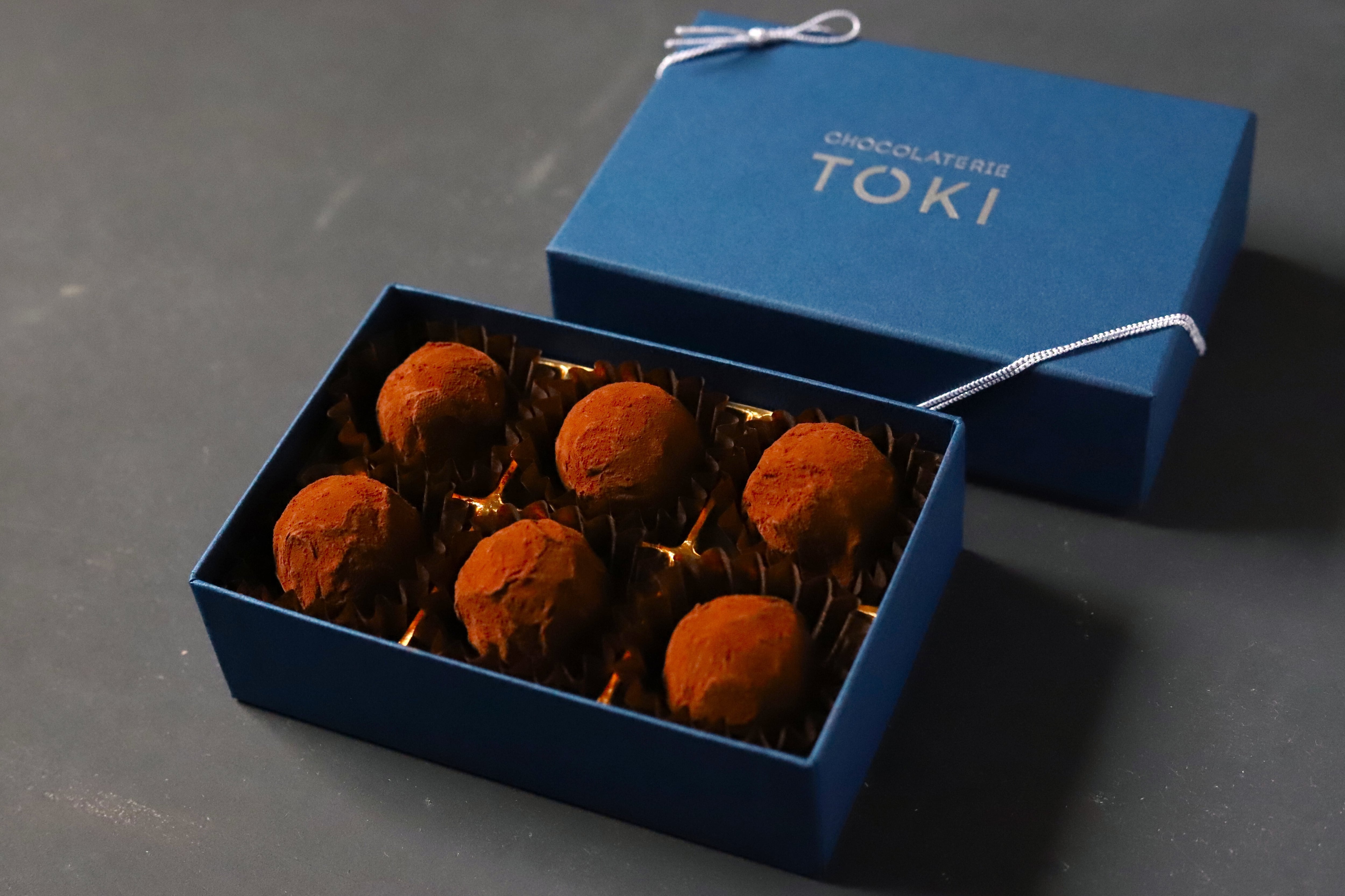 千代むすび酒造」純米大吟醸トリュフ6個入 | CHOCOLATERIE TOKI