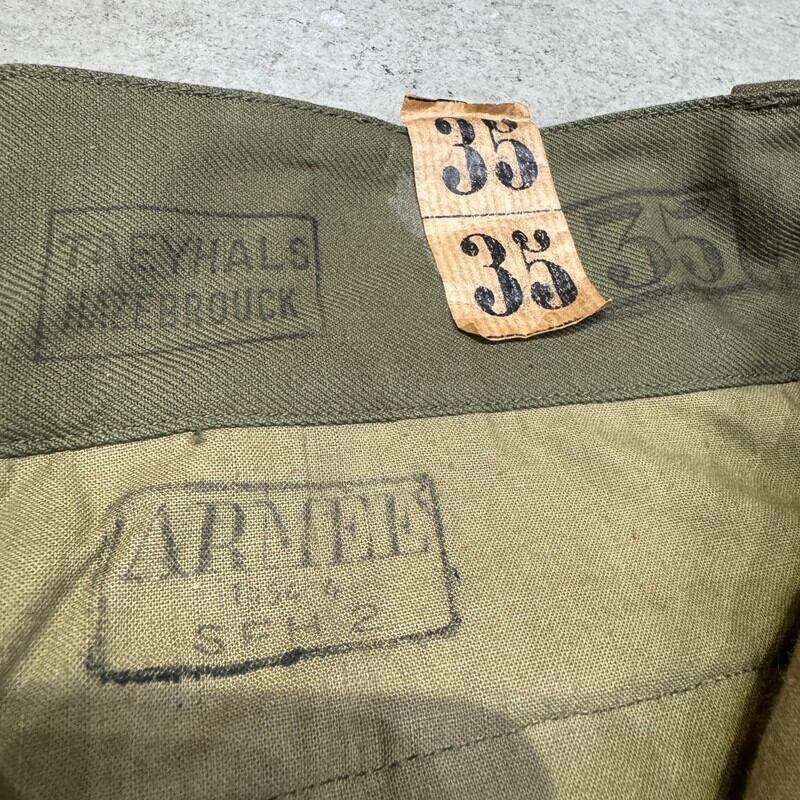 50's フランス軍 M47 フィールドパンツ コットンツイル 前期型 カーゴ