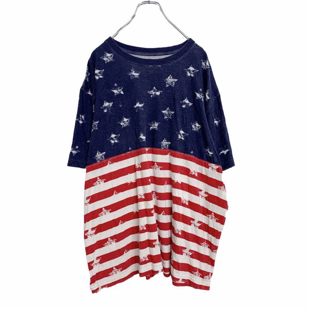 【アメリカ】星条旗 90s アメリカ FADED GLORY 半袖Tシャツ