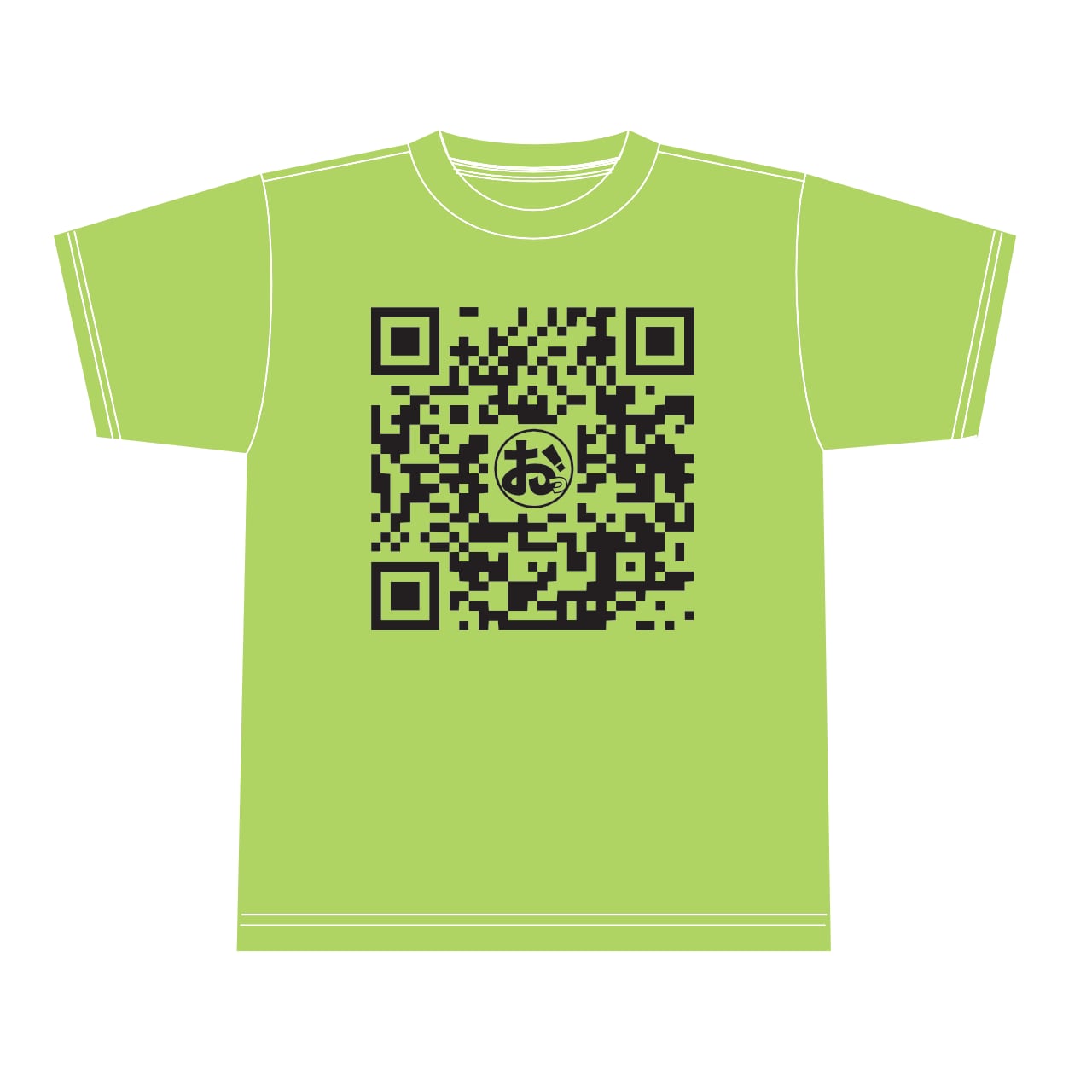 026】おっ！QRコードTシャツ | teloping