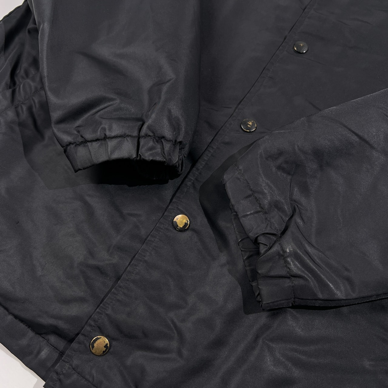 希少 レア VAN JAC ヴァンヂャケット ロゴプリント ナイロン コーチジャケット サイズ LL /ビンテージ/オールド/ブラック/ベルソン