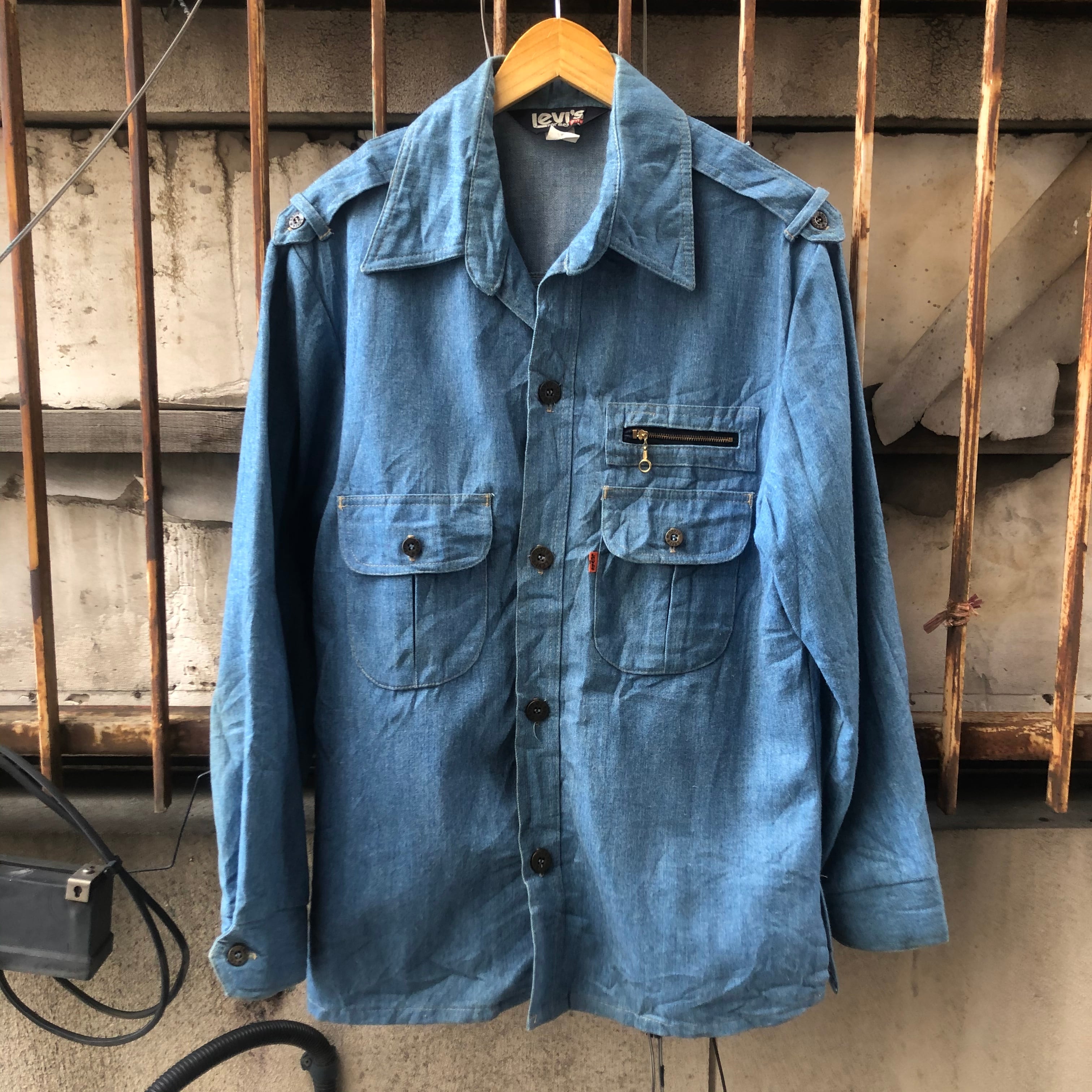 70s Levi's Denim Shirt Jacket リーバイス オレンジタブ | LITHIUM