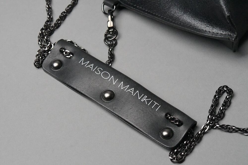 チェーン ボルセッタ □リバース ネロ（ブラック）□ | MAISON MANKITI
