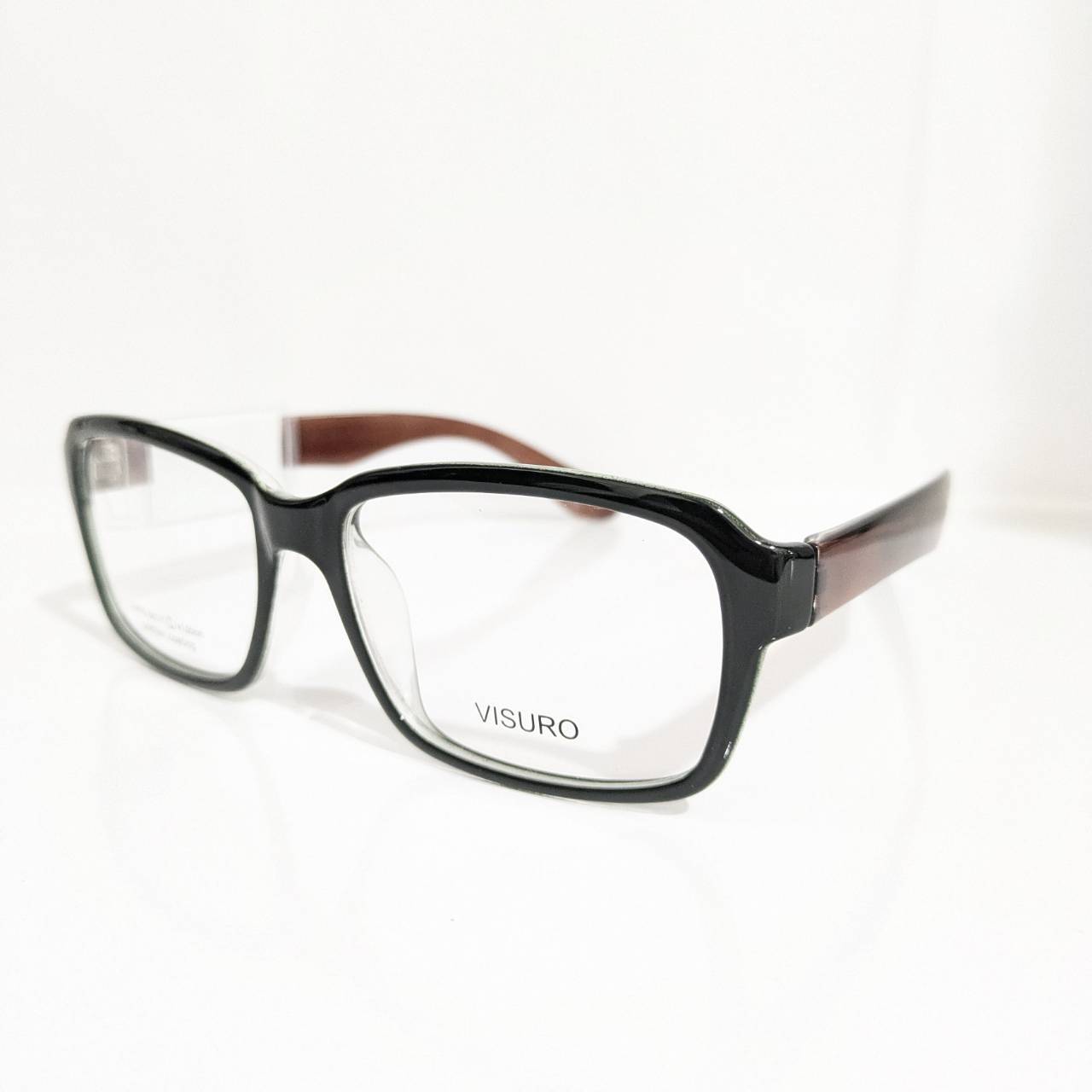 【VISURO】スクエアセルフレーム ブラック