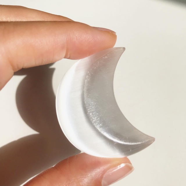 Selenite Moon 1