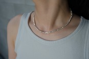 Karen silver , beads necklace #3
