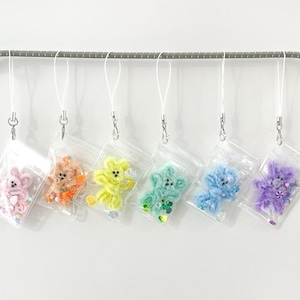 [PETITBEAR] PETITBEAR ミニミニ キーリング / ストラップ （全6色）