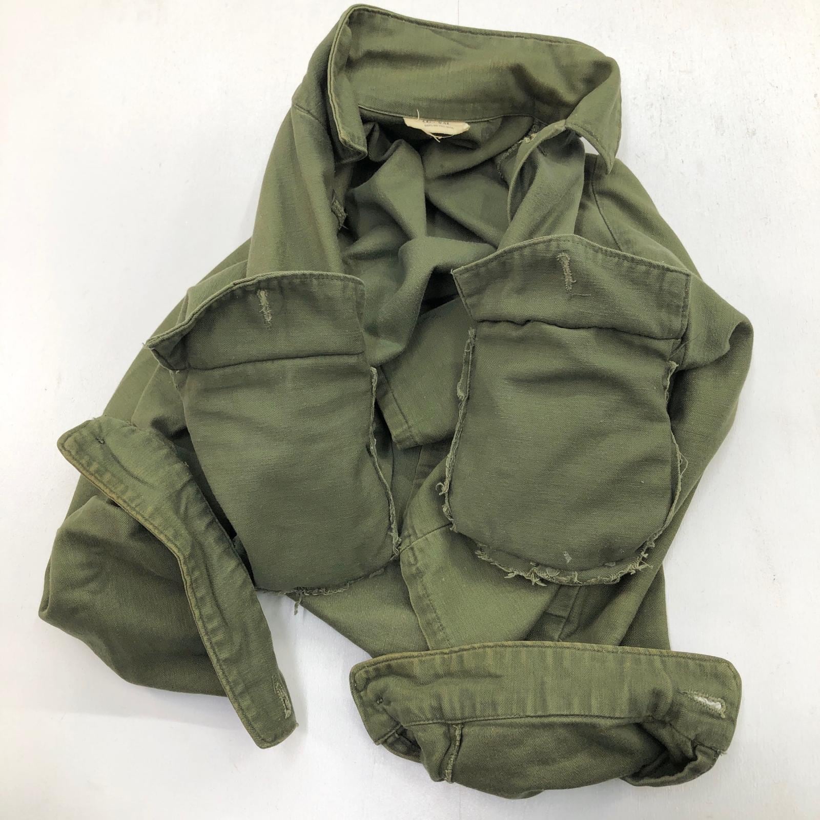 U.S.ARMY 70年代 USA製 OG-107 ユーティリティシャツ UTILITY SHIRT