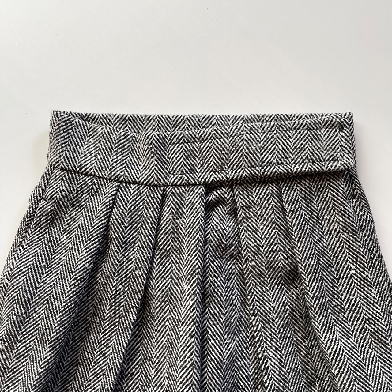 Tweed velcro pants (charcoal)