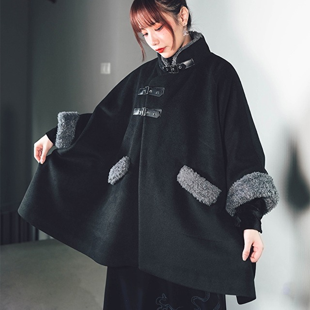 秋冬コート チャイナ風コート  古怪舎  大人ゴシック 中華風