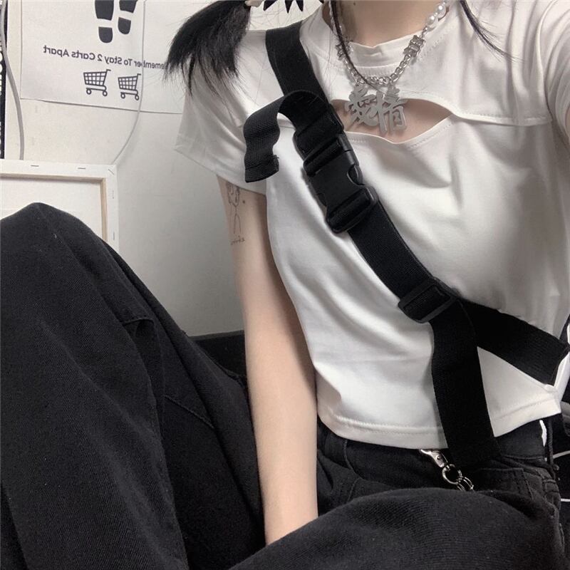 スリムショートソリッド カラークロップドTシャツ 大人ガーリー スウィート キュート カジュアル ソリッドカラー ケッペル38262098409