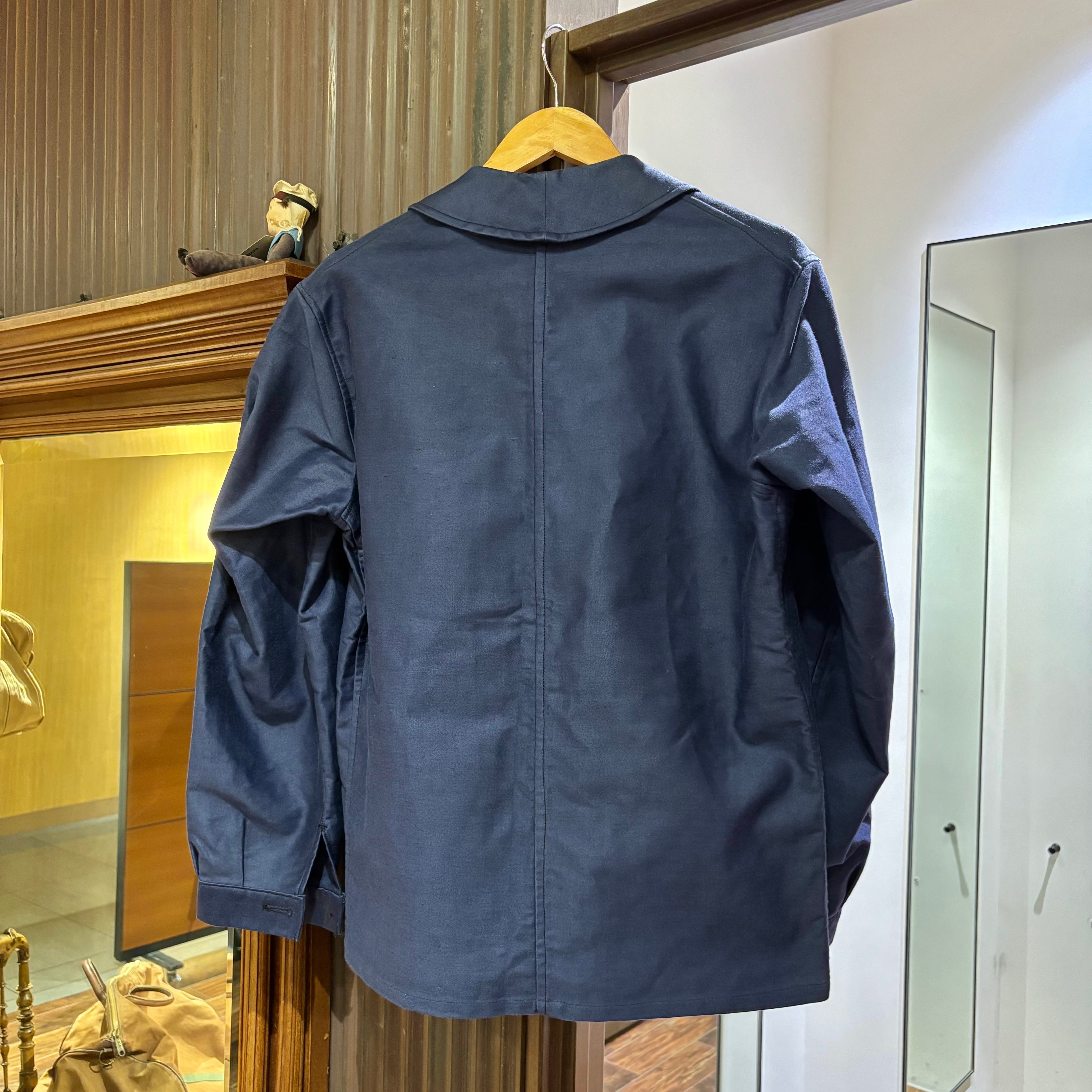 40's BLUE MOLESKIN JACKET DEAD STOCK | STRAYSHEEP ONLINE