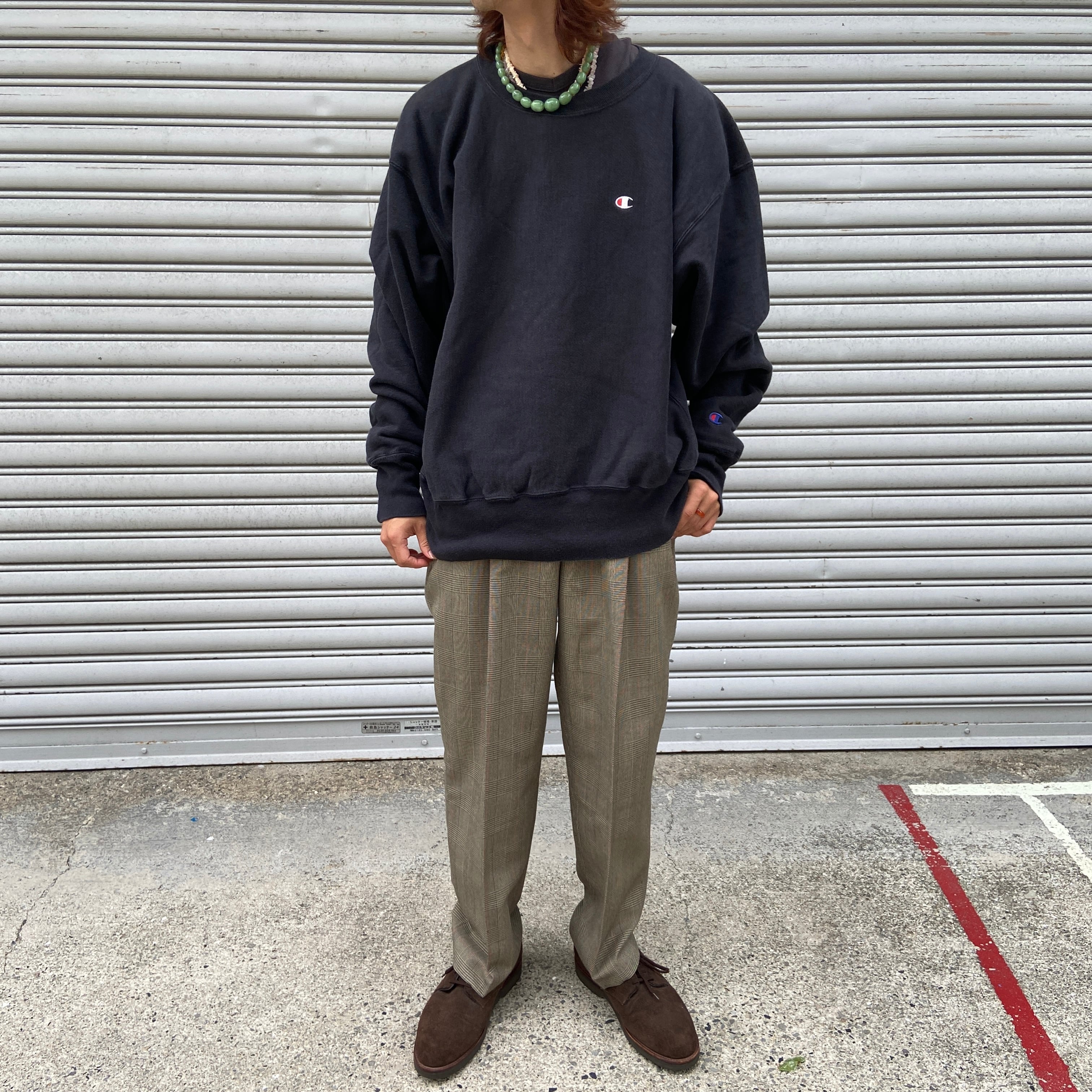 貴重　90's champion リバースウィーブ　黒