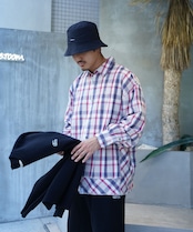 【#Re:room】SWITCHING CHECK BIG SHIRTS［RES089］