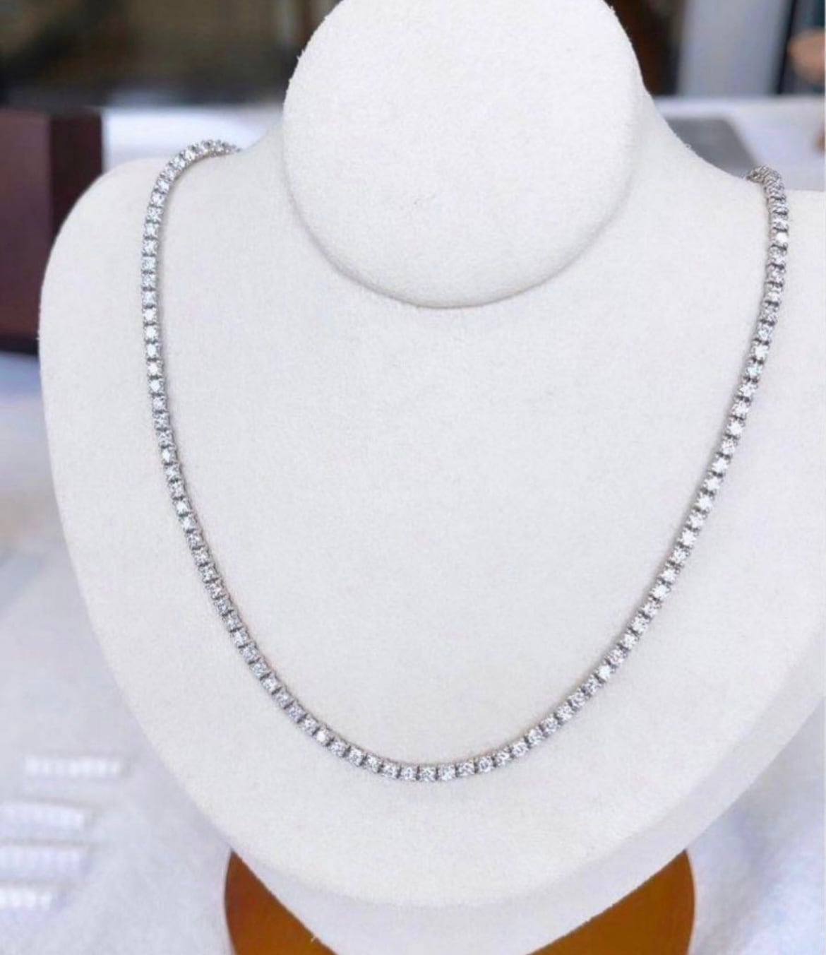 【圧倒的ラグジュアリー】12.5ctモアサナイト× S925テニスチェーン 売れ筋No.1】 12.5ctモアサナイトテニスチェーン S925×GRA証明