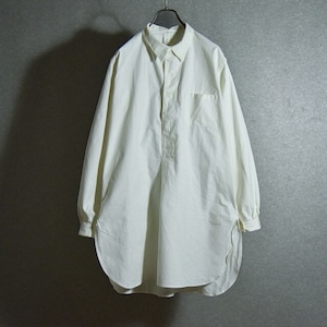 【DEAD STOCK】50s Swedish Army Pull Over Shirts スウェーデン軍 プルオーバーシャツ グランパシャツ