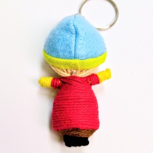 【 South Park ( サウスパーク ) / エリックカートマン 】 Voodoo doll KeyHolder / ブードゥー人形 / 身代わり人形 /お守り人形  〚アメリカン雑貨 アメトイ〛