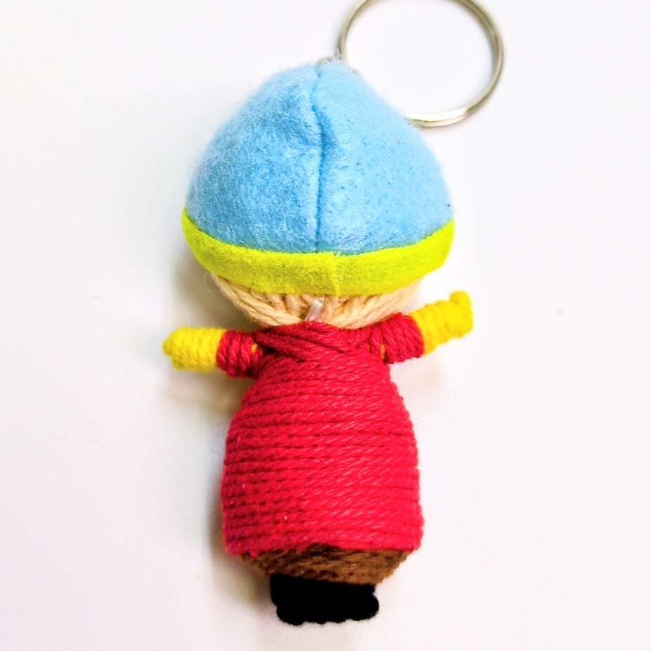 【 South Park ( サウスパーク ) / エリックカートマン 】 Voodoo doll KeyHolder / ブードゥー人形 / 身代わり人形 /お守り人形  〚アメリカン雑貨 アメトイ〛