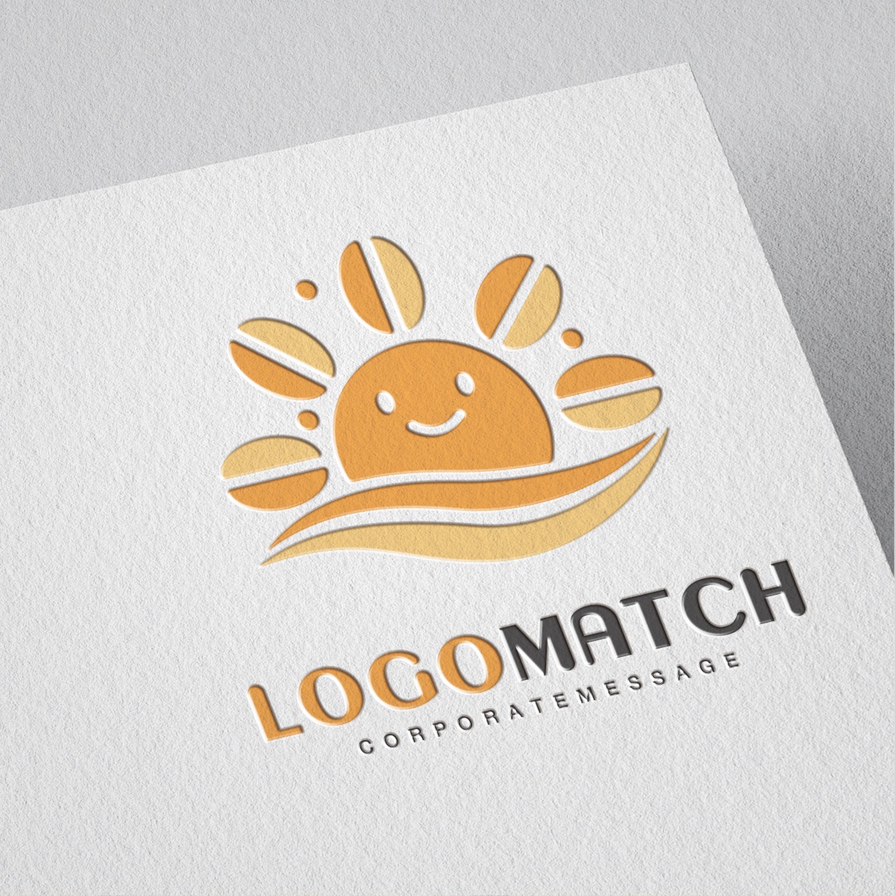 朝日の太陽カフェのロゴ