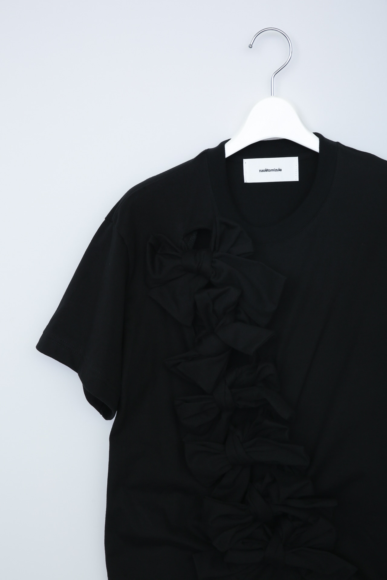 Multi ribbon short sleeve top